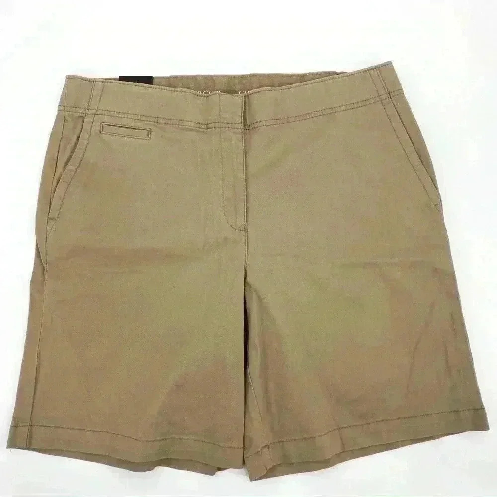 Charter Club Khaki Taupe Shorts Size 12‎ NWT